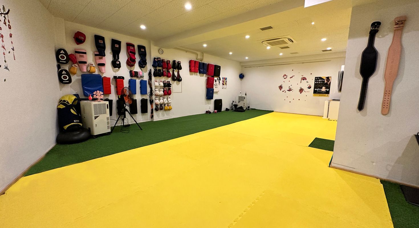 広々としたトレーニングエリアが自慢です。