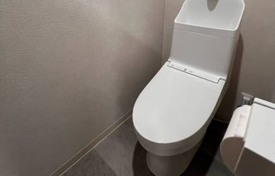 スタジオ内にはトイレもあります