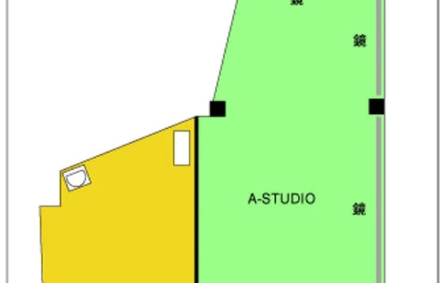 スタジオМ　京成稲毛第２スタジオAルームの間取り図