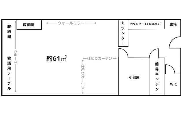 簡易キッチンも完備しております。