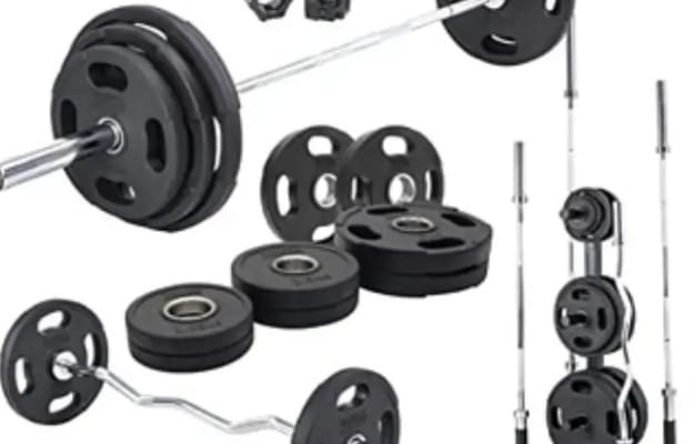 バーベルセット（133KGセット）
・シャフト20KG × 1本
・20KGプレート × 2枚
・15KGプレート × 2枚
・10KGプレート × 2枚
・5KGプレート × 2枚
・2.5KGプレート × 4枚
・1.25KGプレート × 2枚
・EZバー × 1本