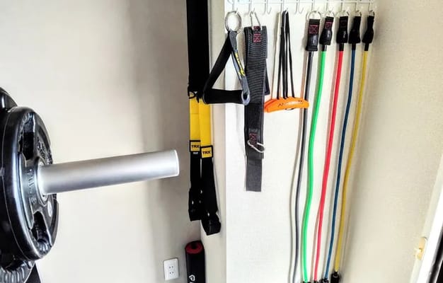 ケーブル用ハンドル・アンクルストラップ、チューブ×5、Angles90grips、TRX。