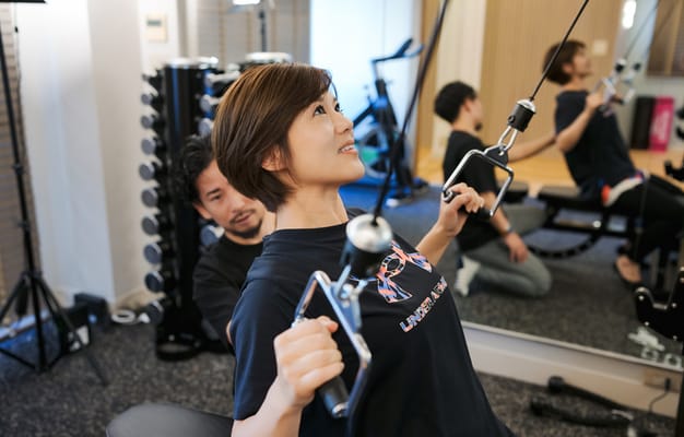 静かな自分だけの空間で集中したトレーニングを行えます。