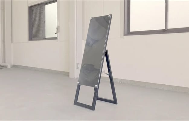大型鏡３枚のほかに全身ミラーも完備