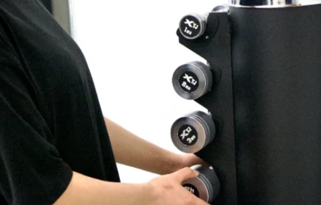 1〜35kgまで揃っており、可変式ではなく単体のため、初心者の方でも使える環境が整っています！