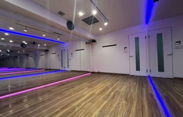 LED調光照明付き