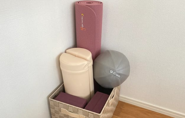 ヨガマットなどもご利用可能です