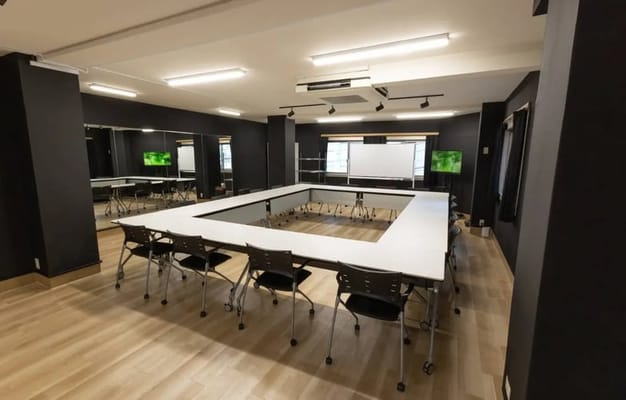 清潔感があり人気のスペースです