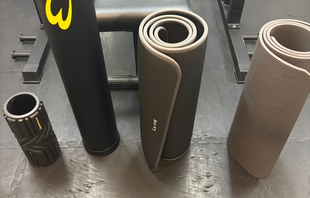 フォームローラーやマット/PRAIGYM大山の設備写真