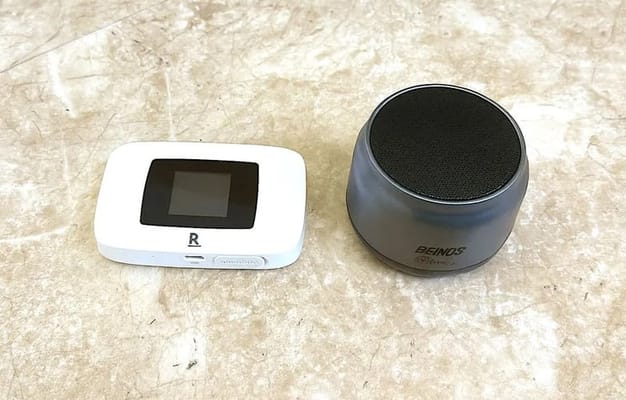 ポケットWi-FiとBluetoothスピーカー/スタジオミンスタの設備写真