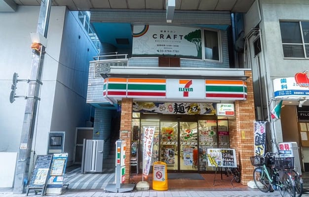 武蔵小山駅徒歩8分の好立地
パルム商店街アーケード内にあり駅から雨に濡れずご来店可能です。