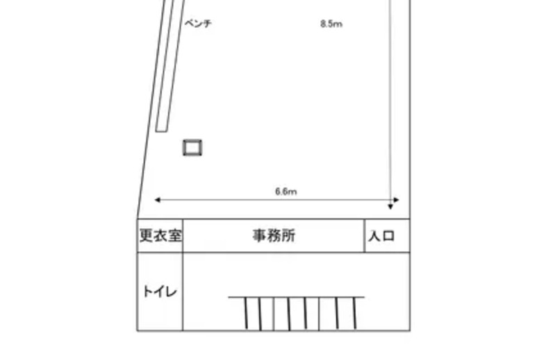 ダンススクールもりの間取り図