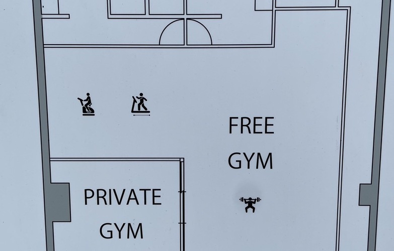 当施設の見取り図になります。